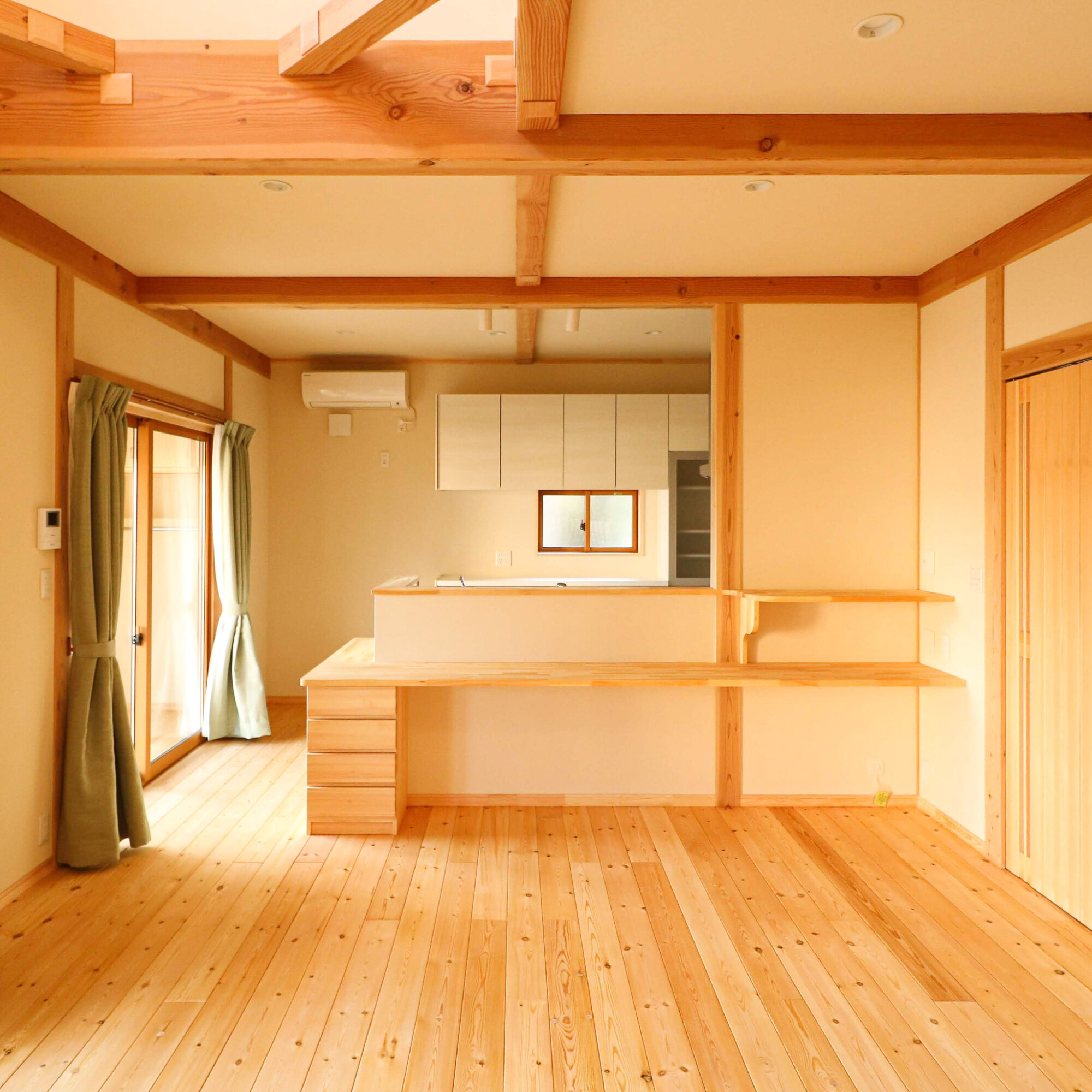 注文住宅・木の家の施工事例_水戸市のつながる和室の家