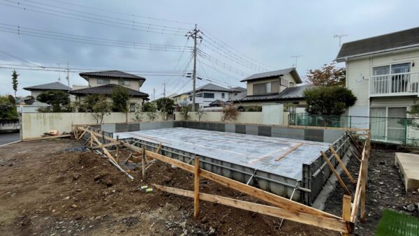 基礎工事も着々と